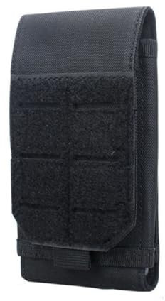 HOUSON Taktische Handytasche, Handy Gürteltasche Holster Molle Handytasche Werkzeuge Tasche Army Mobile Phone Belt Pouch Schwarz