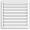 CHEMYO Griglia di Ventilazione della Presa d'Aria, Alluminio Griglia di Ventilazione Rettangolare, dell'Armadio Sfiato (Misurare : 400x400mm)
