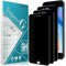 Slanku 3 Pack Privacy Screen Protector For iPhone SE 3/2 (2022/2020 Edition), iPhone 8, IPhone 7 Tempered Glass, Anti-Spy, 9H Hardness, Case Friendly, Bubble Free, Anti Scratch