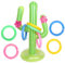 Zercart Inflatable Cactus Ring Toss Game Set with 8 Pcs Rings, Party Toss Game Inflatable Pool Toys Inflatable Cactus Decoration, for Hawaii Party Decor Indoor Outdoor Toys