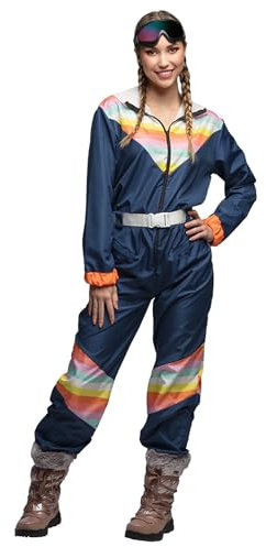Boland - Skianzug für Damen, Faschingskostüm für Mottoparty, Halloween oder Karneval, 80er Jahre Verkleidung