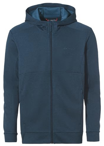 VAUDE Men's Neyland Hiking Hoody, Fleece Hoodie, dark sea, XXL