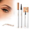 Matita magica per sopracciglia con pennino a 4 denti, effetto microblading 3D, dal tratto fine, a lunga tenuta e waterproof, marrone chiaro
