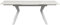 Kare Design Tisch Xenia, Weiß, Ausziehtisch, Pflegeleicht, von 140cm bis 200cm auziehbar, 4-8 Personen, Esszimmertisch, lackierte Steinplatte, 76x140x80 cm (H/B/T)