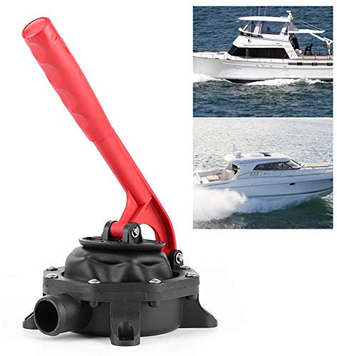 GAESHOW Manual Bilge Pump, 720GPH Manual Diaphragm Boat Marine Hand Bilge Plastic Water Self-Priming Pump, Self-Priming Pumps Water Transfer Diaphragm for Marine Boat