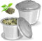 Lot de 2 passoires à thé – Filtre à thé en acier inoxydable avec bac d'égouttement | Passoire fine pour thé en vrac et herbes | Réutilisable, passe au lave-vaisselle et sans BPA | Parfait pour les