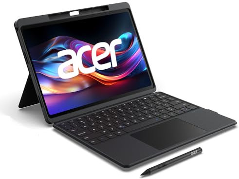 Acer Iconia X12-11-845L Tablet | 12.6 AMOLED 2600x1600 16:10 Touch | MediaTek Helio G99 | 8GB | 256GB eMMC | Wi-Fi | Webcam 8MP e 13MP | Custodia a portafoglio | Tastiera Bluetooth | Stylus | Android