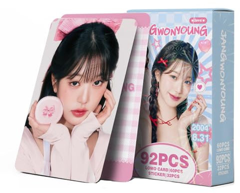 ive Wonyoung Album I'v IVE Wonyoung 92 PCS Lomo Photo Cards Kpop Gift for Fans Boys and Girls