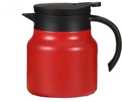 Théière isotherme en acier inoxydable 316 - Rouge - 800 ml