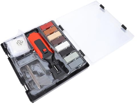 SEWACC 1Set Ceramic Tile Repair Kit Floor Repair Tool for Home Office Easy Use Wax Blocks for Cracks Scratches Tiles Laminate Worktops Furniture Versatile Repair