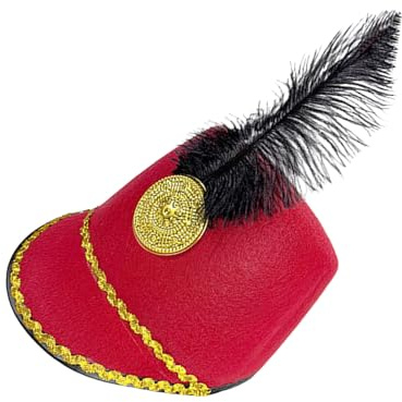 Arroopu Nutcracker Hat Classic Comfortable Photo Props Toy | Knight Costume Hat for Makeup Party Cosplay Fair Festival Holiday School Halloween Special-Occasion