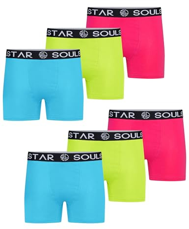 Soulstar Herren Boxershorts 3er Pack Basic Unterhosen