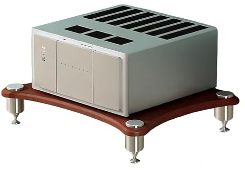 SZKTHD HiFi-Rack AV-Regal HiFi-Ständer Mit 4 Ebenen TV-Möbel, HiFi-Rack Und Schrank Mit Kabelmanagement AV-Eckregal Für AV-Verstärker Plattenspieler Receiver Und Drucker(Schwarz,60*48*10cm(1Tier))