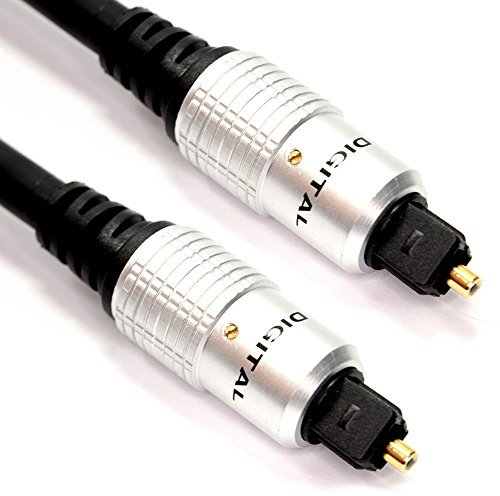 Consoletronic 1m/3ft Long Digital Optical Tos link Toslink Cable for - RAZER Leviathan 5.1 PC Sound Bar