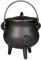 Cauldron With Pentagram H10cm Cast Iron