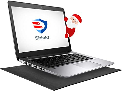 Alfredx Laptop-Schreibtisch – EMF-Strahlenschutz & Hitzeschild – moderner Schoßschreibtisch aus Kunststoff