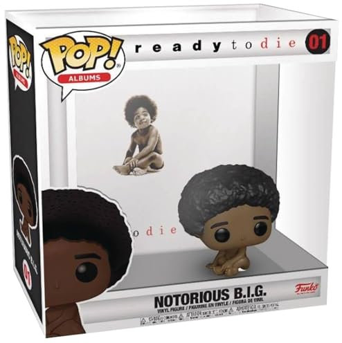 Funko Pop! Albums: Biggie Smalls mit Case - Notorious Big - Vinyl-Sammelfigur - Geschenkidee - Offizielle Handelswaren - Spielzeug Für Kinder und Erwachsene - Modellfigur Für Sammler und Display
