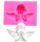Forme Ange 3D Fondant Moule, Décoration De Gâteau De Chocolat en Silicone À La Main, Moule en Argile, Outils De Décoration De Gâteau