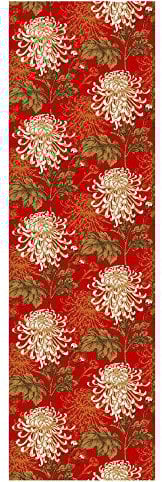 self Adhesive Wallpaper,Oriental Style Wallpaper, Japanese White Crane Chrysanthemum Living Room Background Wall Sticker -002 (1 roll)