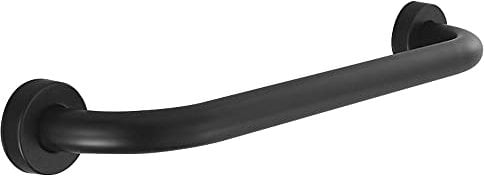 HONPHIER Haltegriff für Dusche Rostfrei Haltegriff Badewannengriff Wandgriff Duschgriff Handgriff Rutschfest Haltegriffe für Senioren, Schwarz (40CM)