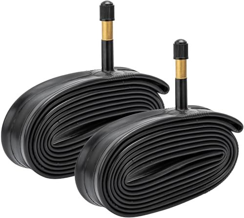 YunSCM 2Pcs 44/50-622 Verdickung 28 Zoll Schlauch 700CX44C/45C/50C AV48mm Valve Kompatibel 700C Rennrad 700CX44C Fahrradschlauch 28X1.75 700x45C 700x48C 700x50C