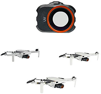 Fututech Filter-Set für DJI Mini SE Mavic Mini2 Mini, schützt die Linse mit hoher Lichtdurchlässigkeit, einstellbares Licht, Anti-Öl-Schutz, Zubehör für Drohne (UV)