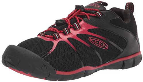 KEEN Unisex Kids Chandler 2 CNX Sneaker, Black Red Carpet, 7 UK Child