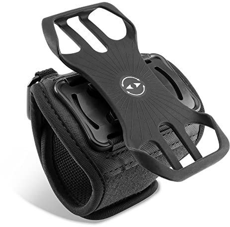 subtel® Handy Sportarmband: Smartphone Armtasche f. Sport Joggen Laufen - Fach f. Schlüssel, Geld - Atmungsaktives Klettverschluss Band - Armband Hülle Handyhalterung Arm Oberarm Tasche Laufarmband