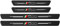 EAGLEG 4 Pezzi Fibra di Carbonio Battitacco per Auto Sticker, per Fi-at 500 500C 500X 500L Panda Bravo Punto, Esterno Battitacco Protezione Plates Anti-Graffio Scuff Adesivi Decorativi Accessori,500