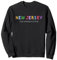 NEW JERSEY - Retro Gaming / Pixelated Design - Classic Sweatshirt