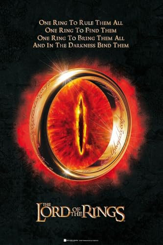 Grindstore Maxi-Poster Herr der Ringe Der Eine Ring, laminiert