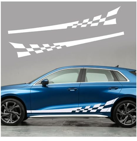WACDXST Auto Seitenschweller Aufkleber,für BMW M4 (G82) 2020-2023 Selbstklebend Seitenaufkleber wasserdichte Autotür-Seitenstreifen Karosserie,B