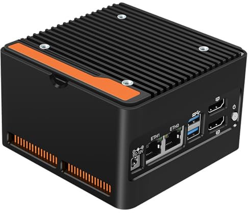 Dozlzyp 2 Port i226 2.5G Pocket Firewall Micro Appliance, Firewall Mini PC Core i3 N305, 2xHDMI 4K @ 60Hz, 2xUSB, AES-NI VPN Router Support pfsense Openwrt, Wifi6/7 Barebone