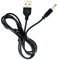 JZK Cavo di alimentazione DC da USB a 3,5 mm, 5 V, cavo di ricarica per Foreo Luna, cavo di ricarica per spazzolino elettrico, adatto per punta da 3,5 mm x 1,35 mm