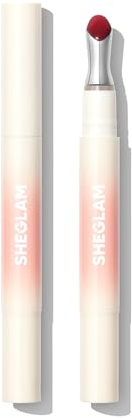 SHEGLAM Hydrating Lip Gloss Cruelty-Free Plumping Peptides-Cherry Gleam