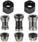 Set di 8 pinze di serraggio per Einhell Katsu Bosch Dewalt, 6 adattatori a morsetto (6 mm, 6,35 mm, 8 mm) + 2 dadi per macchina per incisione