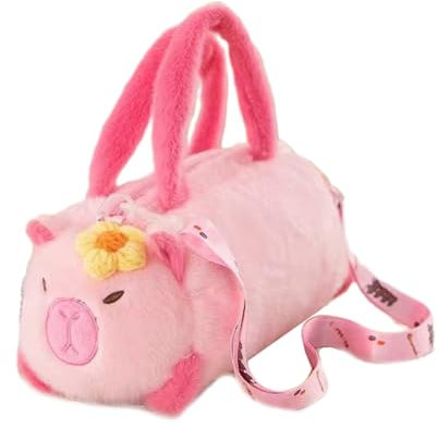 Kleine Umhängetasche aus Plüsch, mit abnehmbarem Schultergurt, für Damen, Mädchen, Einkaufen, Dating, Reisen, a