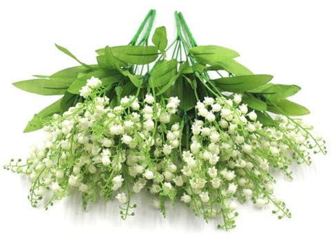 Generisch Künstliche Maiglöckchen | Maiglöckchen-Imitat-,Hochzeit mit Blumenstrauß für Home Party Dekoration Fotografie Requisiten