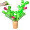 Jeu de cactus équilibré - Jouet en bois pour bébé avec design alphabet - Activités éducatives amusantes - Branches pour filles