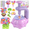 Charmofun DIY Blumen Bastelset Kinder, Basteln Mädchen 3 4 5 6 7 Jahre, Blumen Basteln Spielzeug mit Blumenmaschine, Blumengarten Spielzeug, Blumenstrauß Geschenke für Mädchen ab 3 Jahre