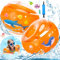 MZJAUVF Manguitos Bebe 2-6 Años, Manguitos Piscina niño, Manguitos para Niños, Manguitos Bebe con 3 Airbags Independientes, Manguitos Bebe 6-20Kg, Anillos de Flotador de Brazo para Niños
