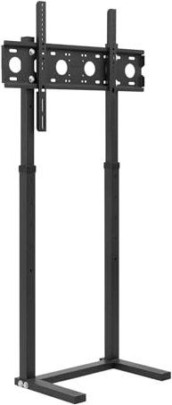 FBXRXZFPJ Tall TV Floor Stand Height Adjustable TV Mounting Bracket Suitable for 32-65 Inch LED LCD Monitors Loading 40 kg(Black)