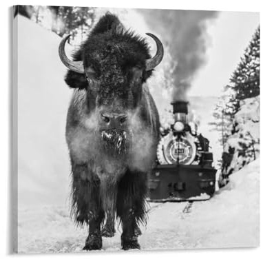 David Yarrow-I Walk The Line-Wildlife Schwarz-Weiß-Kunstposter, Wandkunst, Gemälde, Leinwanddrucke, Dekor-Poster, Kunstwerke, 28 x