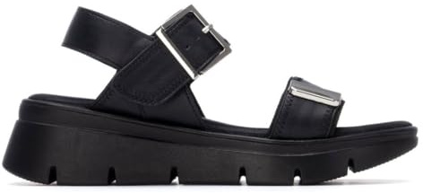 REFRESH - Sandalen Damen Schwarz - Bequeme und vielseitige Schuhe - Casual Mode - Modell 17516102 (Größe 40)