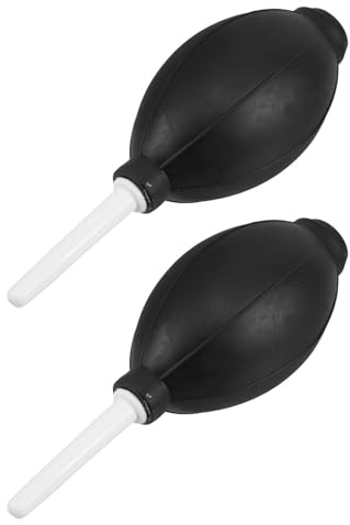 DOITOOL Lot de 2 Souffleurs D’air en Caoutchouc pour Nettoyage Clavier et Lentille D’Appareil Photo, Dépoussiéreur Numérique Compact et Réutilisable pour Ordinateur et Électronique, Outil