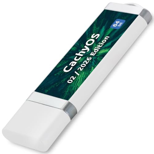 USB-Stick mit CachyOS Linux Februar 2026 Edition - Betriebssystem basierend auf Arch Linux