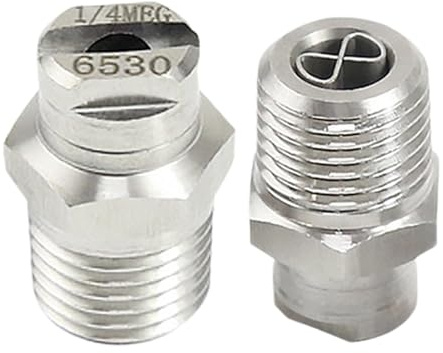 Professional Fan High Pressure Water Nozzle Wide Angle Spray Ideal for Industrial and Local Cleaning Fan Sprays