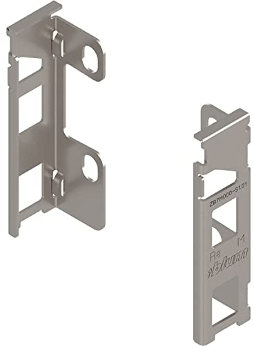 BLUM LEGRABOX Holzrückwandhalter H M, vernickelt