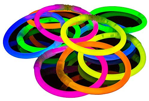 The Glowhouse 50 Armbänder Glow Stick, One Size