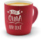 printplanet® - Kaffeebecher mit eigenem Text graviert - SoftTouch Tasse mit Wunschtext - Matt-gummierte Oberfläche - Farbe Rot - Motiv: Beste Oma